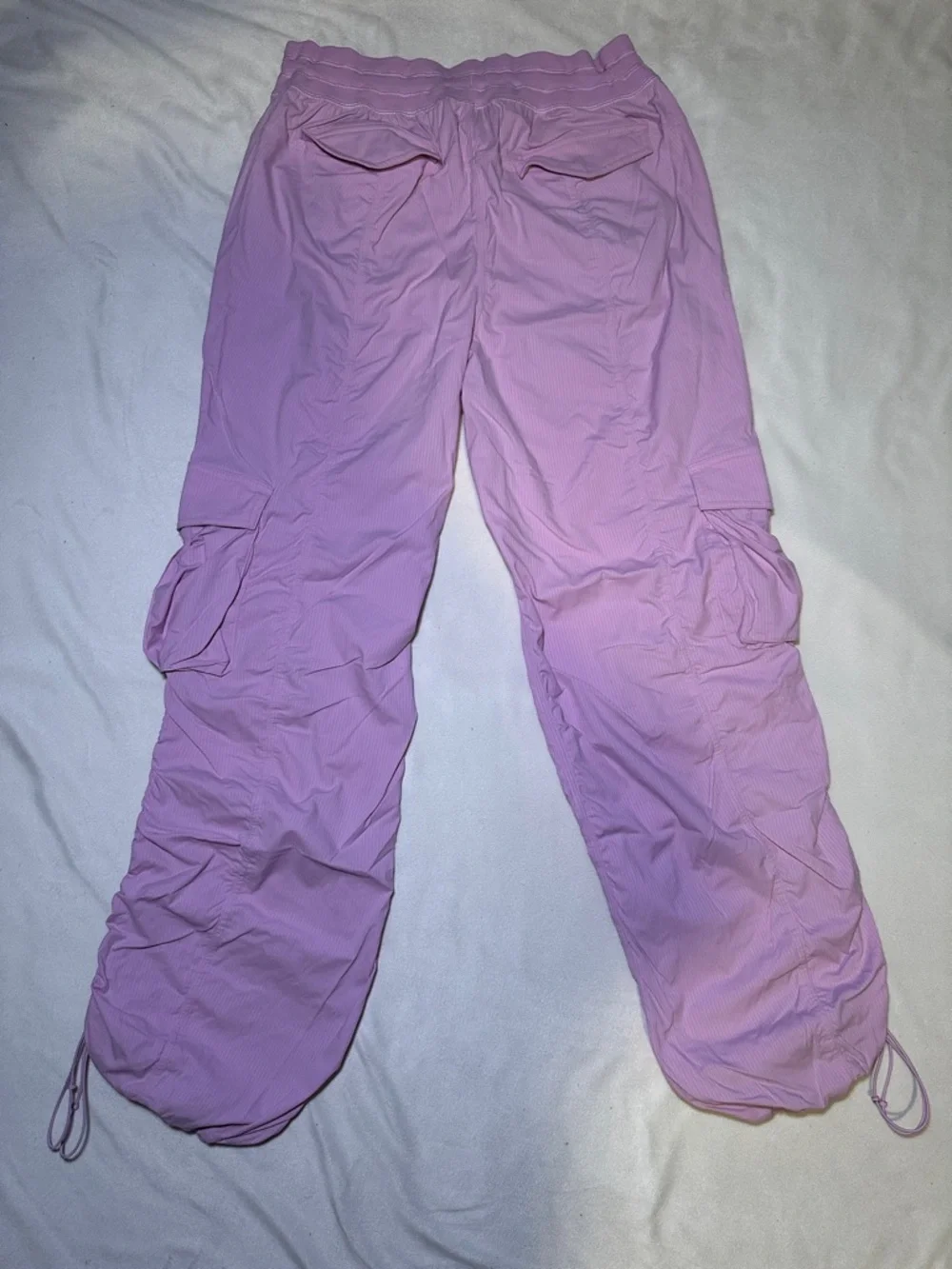 Lululemon Athletica Pink Dance Studio Relaxed-Fit Mid-Rise Cargo Pants Size M - Picture 2 of 15